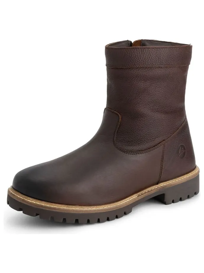 Leren boots "Fyresdal" bruin