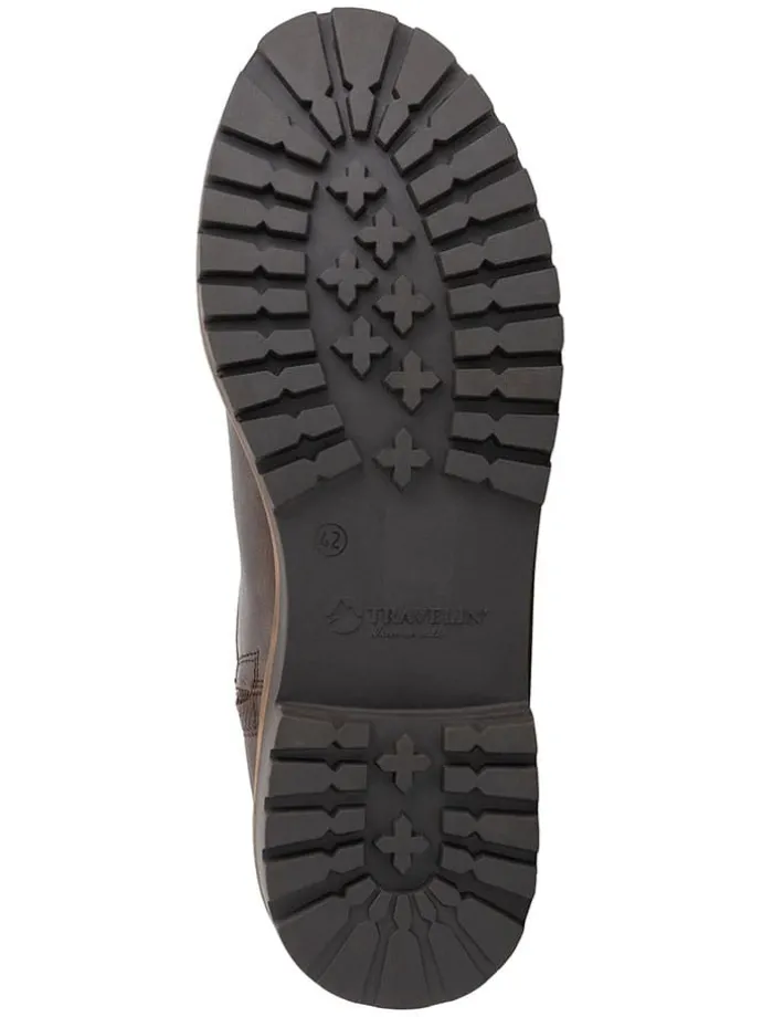 Leren boots "Fyresdal" bruin