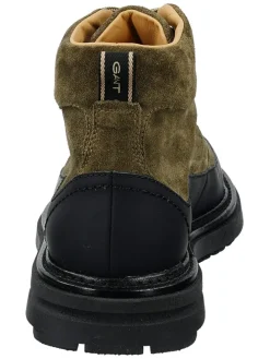 Leren boots "Hillprep" olijfgroen