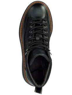 Leren boots "Hillprep" zwart