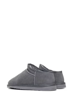 Leren boots "Hugh" grijs