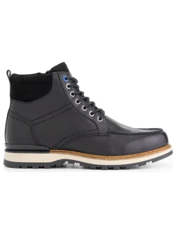 Leren boots "Levring" zwart