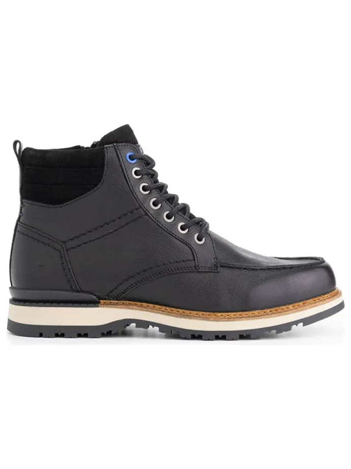 Leren boots "Levring" zwart