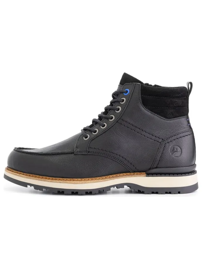Leren boots "Levring" zwart