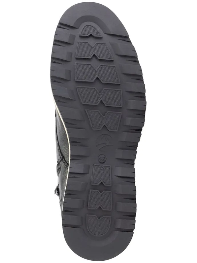 Leren boots "Levring" zwart