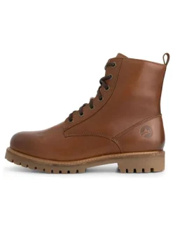 Leren boots lichtbruin