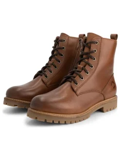 Leren boots lichtbruin