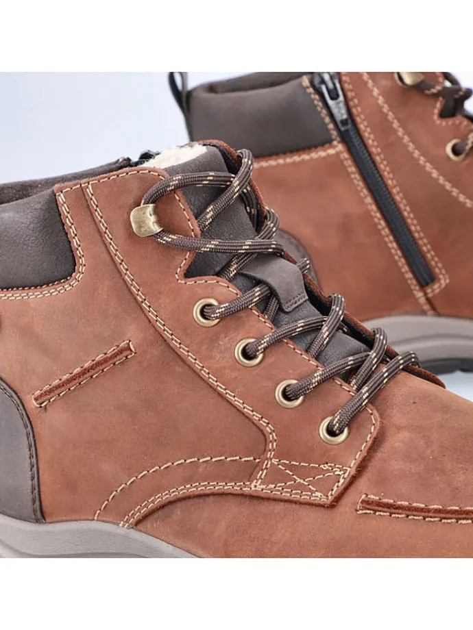 Leren boots lichtbruin