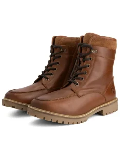 Leren boots lichtbruin