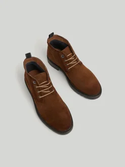 Leren boots "Logan" lichtbruin