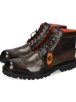 Leren boots "Pierce 21" bruin/kaki