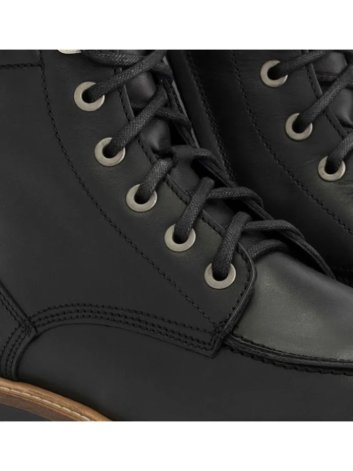 Leren boots "Rogaland" zwart