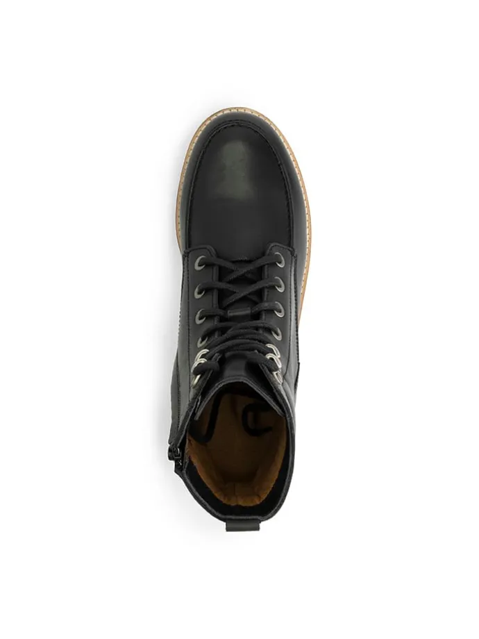 Leren boots "Rogaland" zwart
