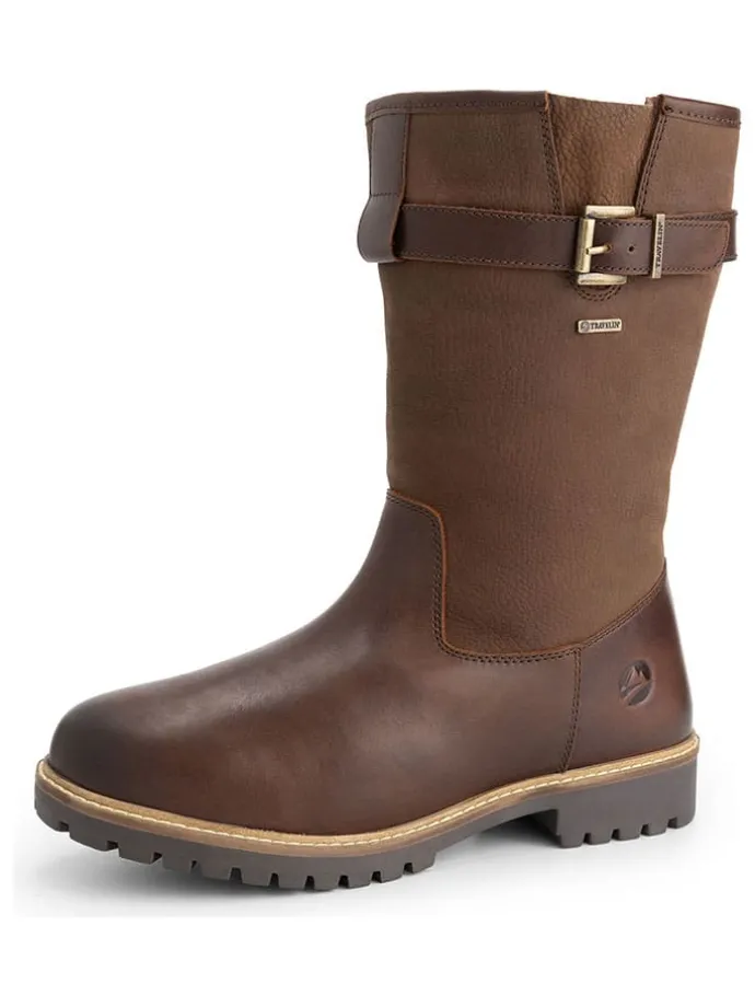 Leren boots "Troms" bruin