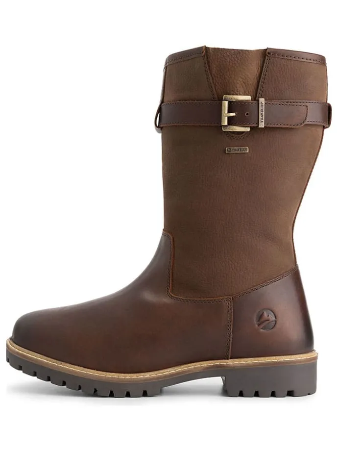 Leren boots "Troms" bruin