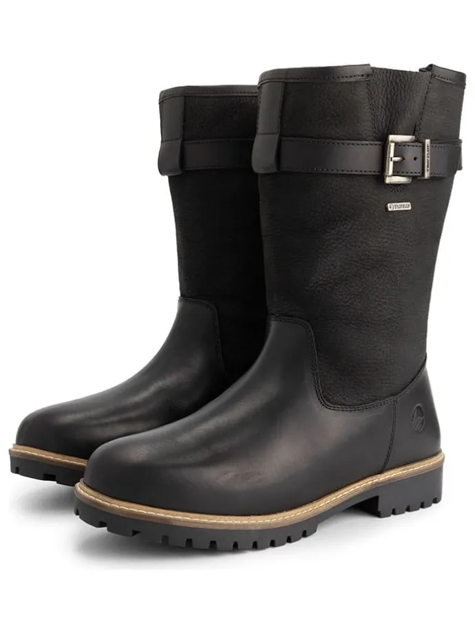 Leren boots "Troms" zwart