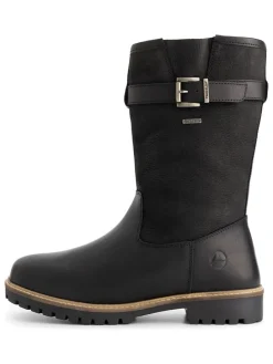 Leren boots "Troms" zwart
