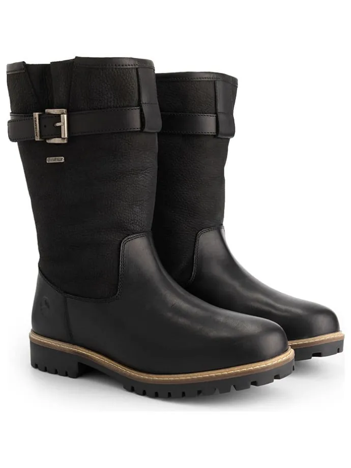 Leren boots "Troms" zwart