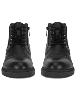 Leren boots zwart