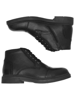 Leren boots zwart