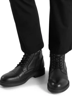 Leren boots zwart