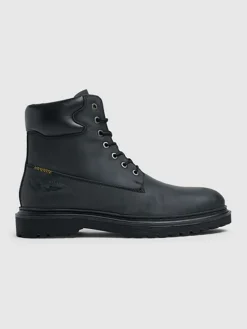 Leren boots zwart