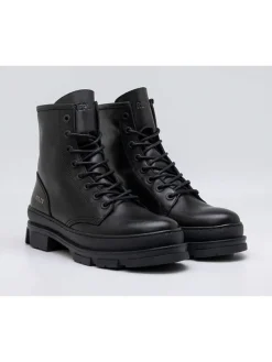 Leren boots zwart