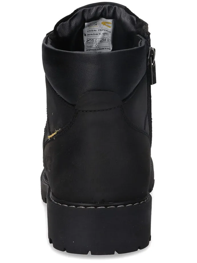 Leren boots zwart