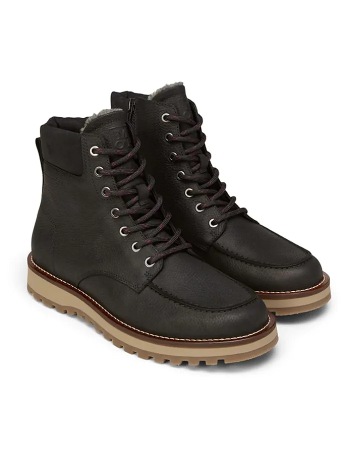 Leren boots zwart