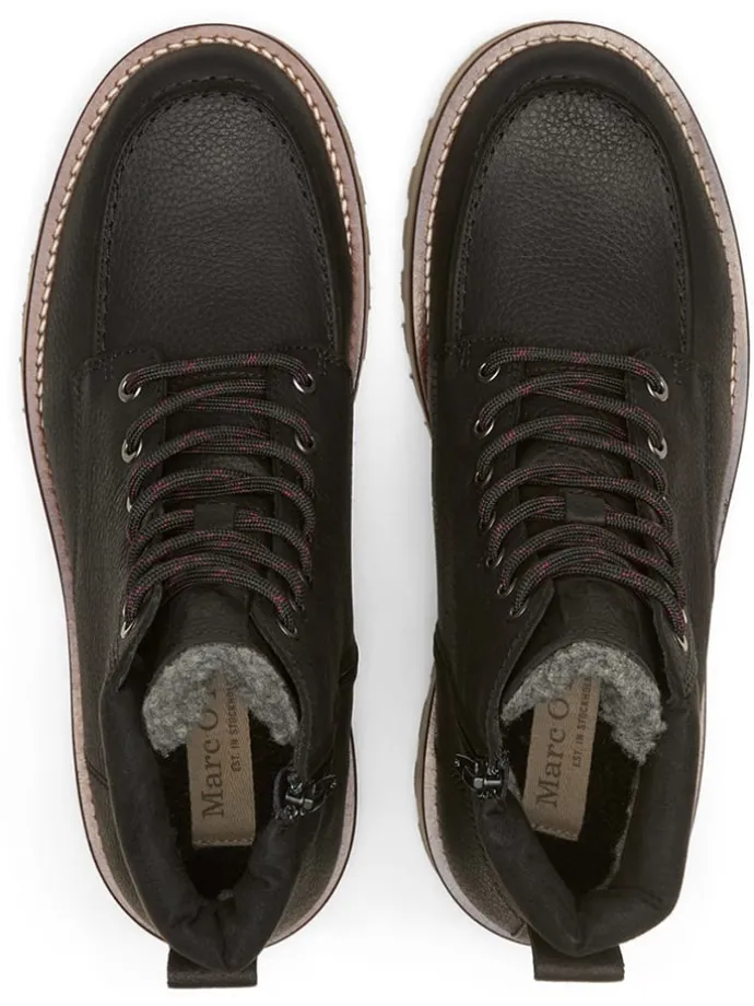 Leren boots zwart