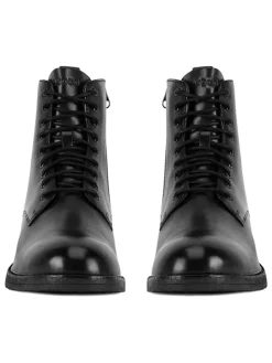 Leren boots zwart
