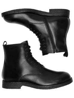 Leren boots zwart