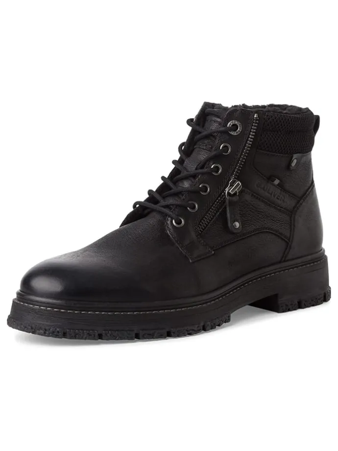 Leren boots zwart
