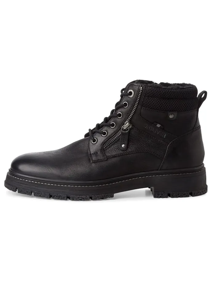Leren boots zwart