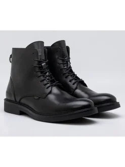 Leren boots zwart