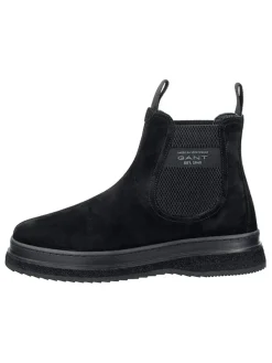 Leren chelseaboots "Blistown" zwart