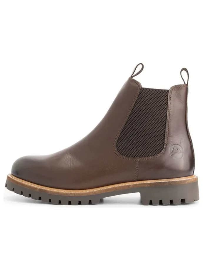 Leren chelseaboots "Nodeland" bruin