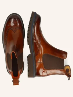 Leren chelseaboots 