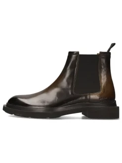 Leren chelseaboots 