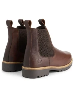 Leren chelseaboots 
