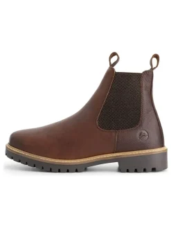 Leren chelseaboots 