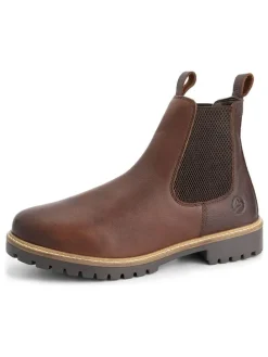 Leren chelseaboots 