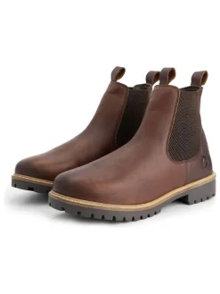 Leren chelseaboots 