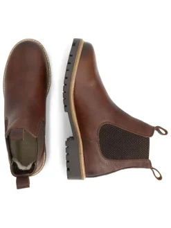 Leren chelseaboots 