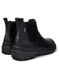 Leren chelseaboots zwart