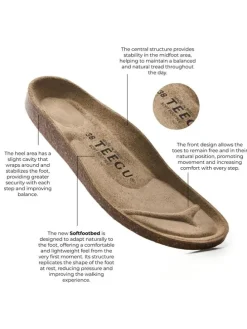 Leren clogs bruin