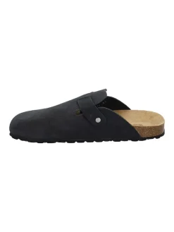 Leren clogs 