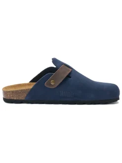 Leren clogs 