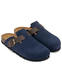 Leren clogs 