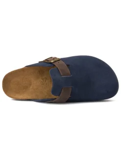 Leren clogs 